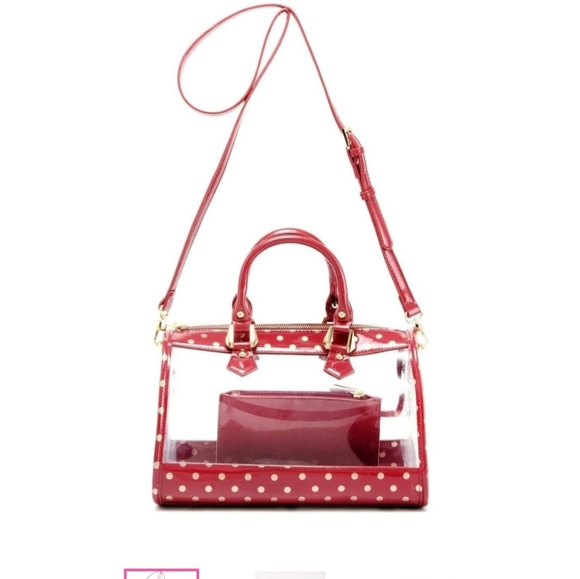 NWT SCORE! GameDay Bag in blue and gold - Picture 10 of 11